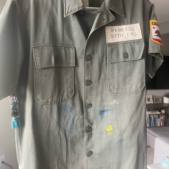 Upcycle Military Jacket H’mong Tribe (Size S) - Picture 7 of 16